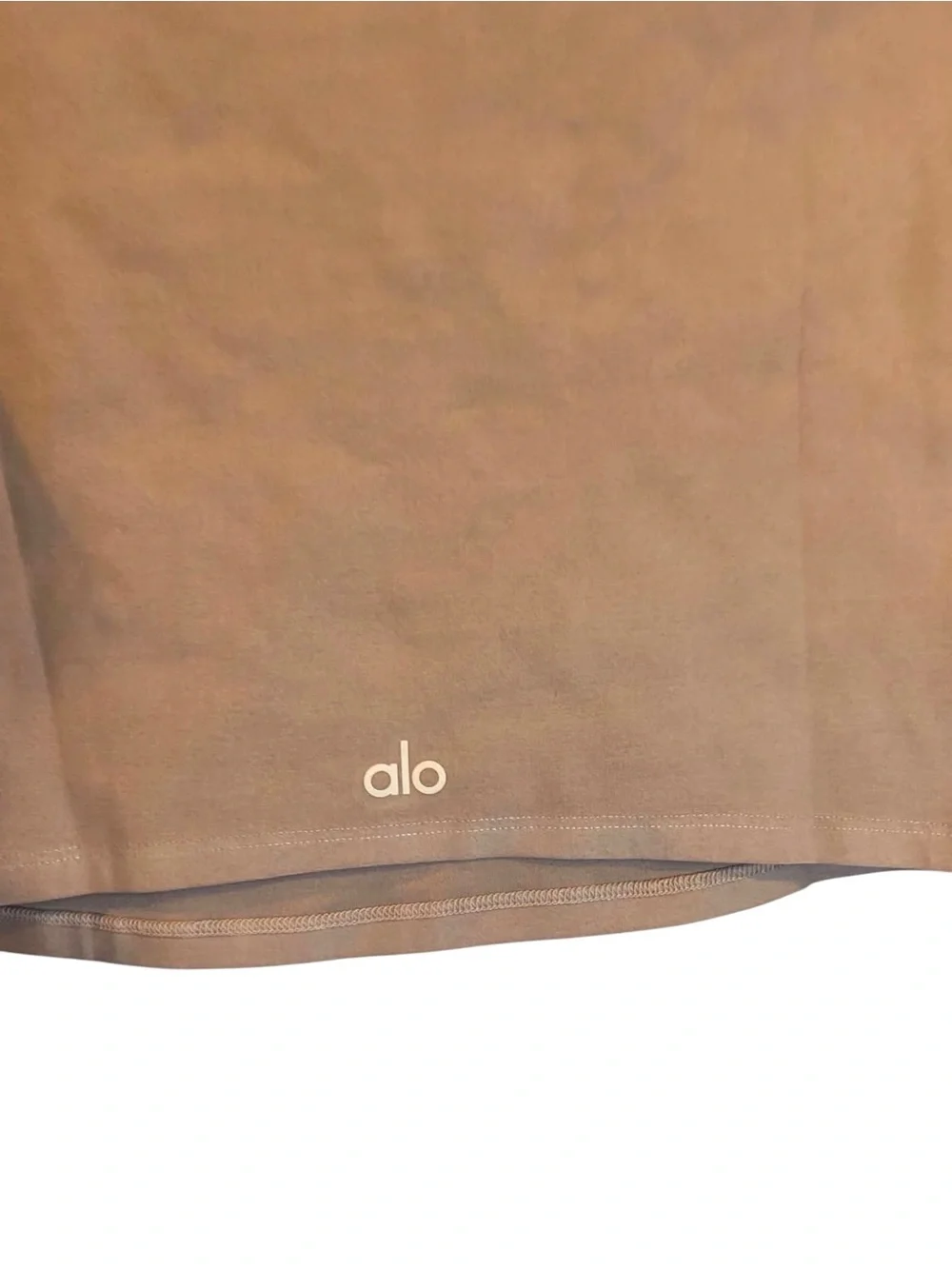 NWT Alo Yoga Washed Alosoft Crop Finesse Long Sleeve GREY SKY WASH Size: Medium